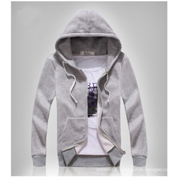 Pullover Fleece Supreme Grey Zip up Sweatshirt / Hoodie Fabricants